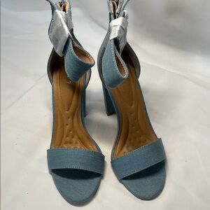 Elegant Blue Women's Heels